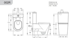 Stella Rimless Toilet Suite with Smart Seat