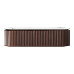 Parisi Abbraccio 1800 Wall Cabinet Black Walnut with Porcelain Top