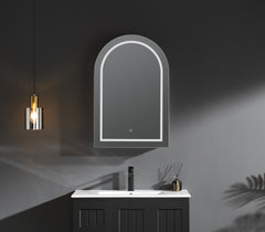 Ceto Olivia LED Arch Mirror Cabinet