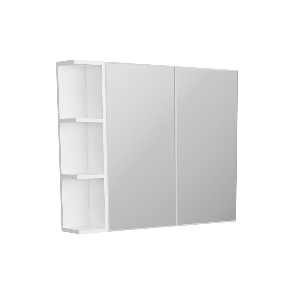 Fienza Bevel Edge 750 Mirror Cabinet, 1 Side Shelf