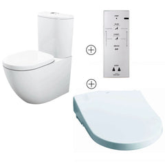 Toto Basic+ Washlet Bidet Toilet Suite w/ Auto Seat