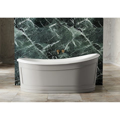 BelBagno 1676mm Ritz Stone Freestanding Bath Grey