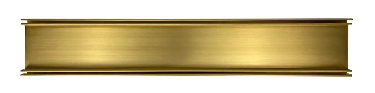 Grates2Go Tile Insert Drain Natural Brass 1000mm