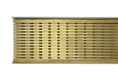 Grates2Go Natural Brass Wedge Wire Drain 1000mm Length (Custom Available)