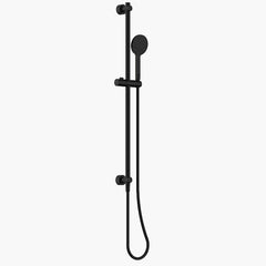 Clark Round Rail Shower (Top Inlet) - Black