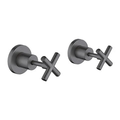 Cross Wall Top Assemblies (Brushed Gun Metal)