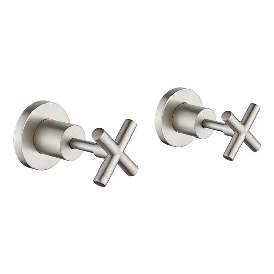 Cross Wall Top Assemblies (Brushed Nickel)
