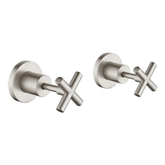 Cross Wall Top Assemblies (Brushed Nickel)