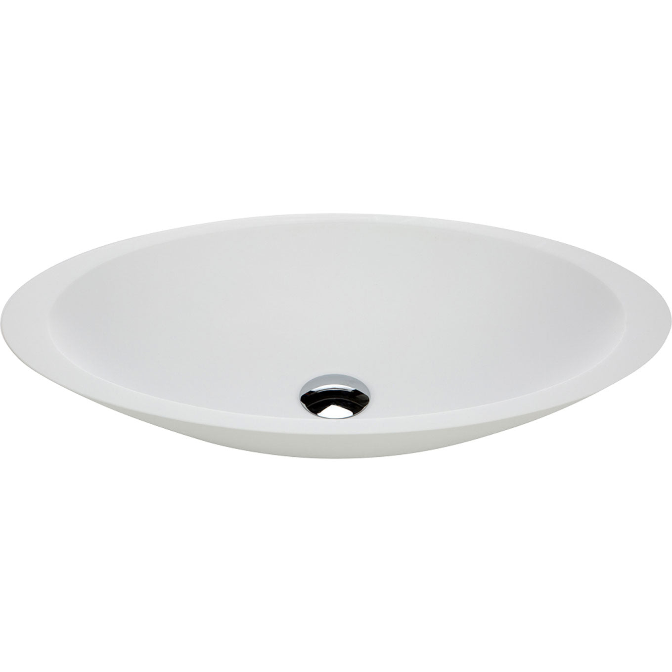 Bahama Matte White Cast Stone Above Counter Basin