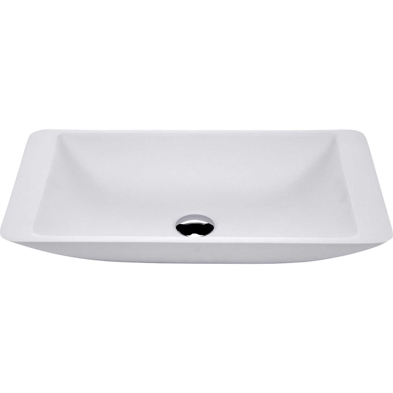 Classique 600 Matte White Cast Stone Above Counter Basin
