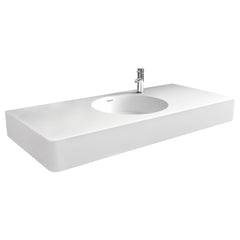 Encanto 1000 Cast Stone Wall Basin, 1 Tap Hole