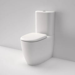 Caroma Contura II Cleanflush® Wall Faced Close Coupled Matte White Suite - Bottom Inlet