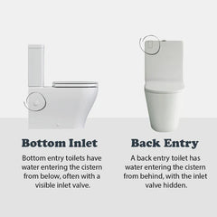 Caroma Contura II Cleanflush® Wall Faced Close Coupled Suite - Back Entry