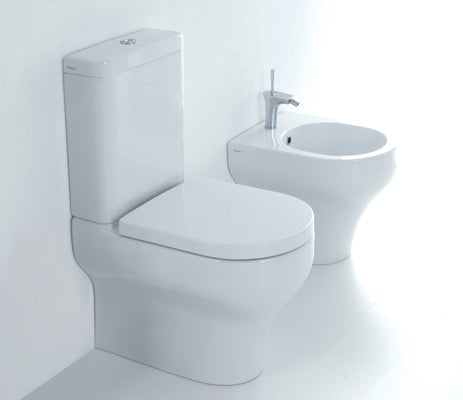 Studio Bagno Clear Back to Wall Toilet Suite - Back Inlet