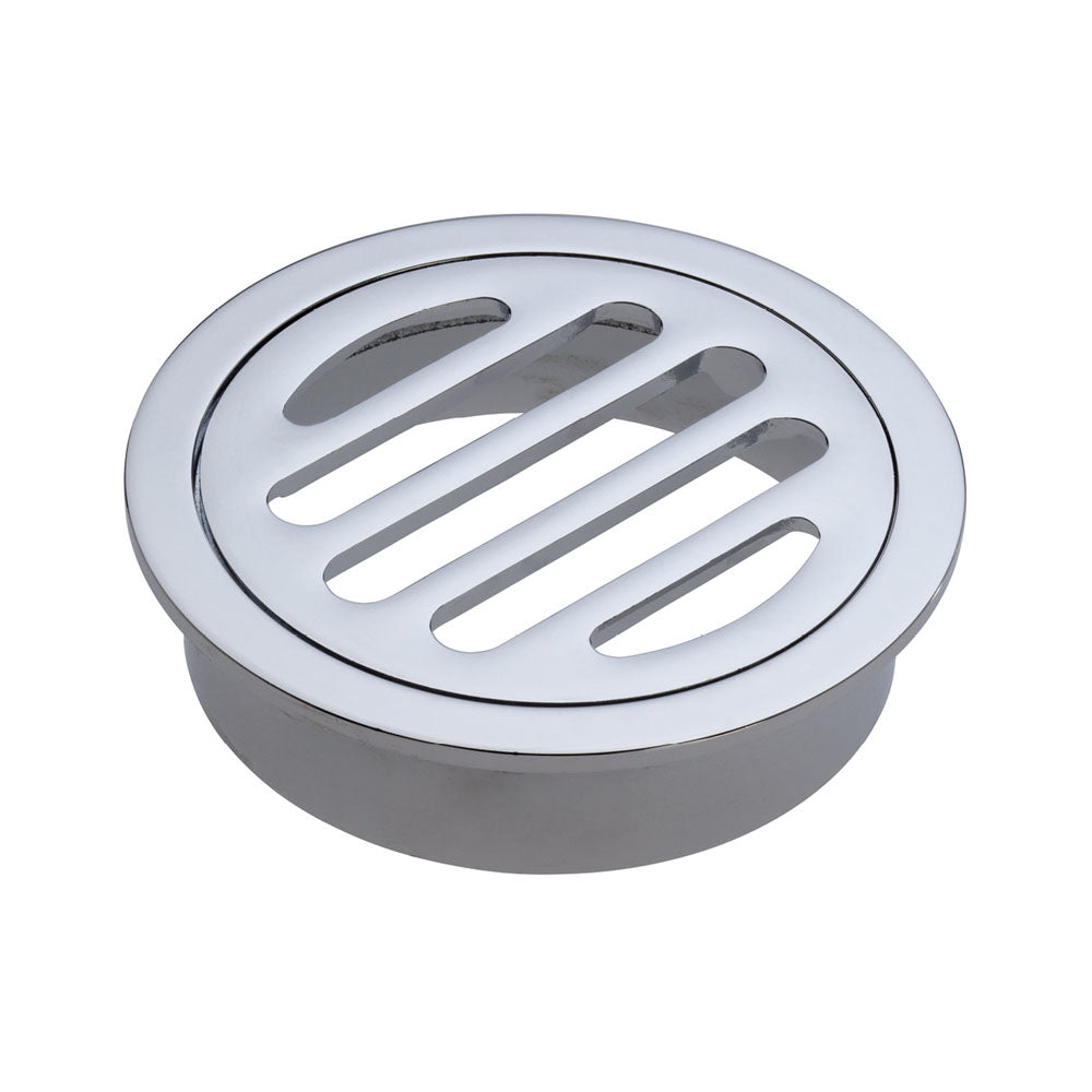 Fienza Round Floor Waste, Round Grate, 80mm Outlet