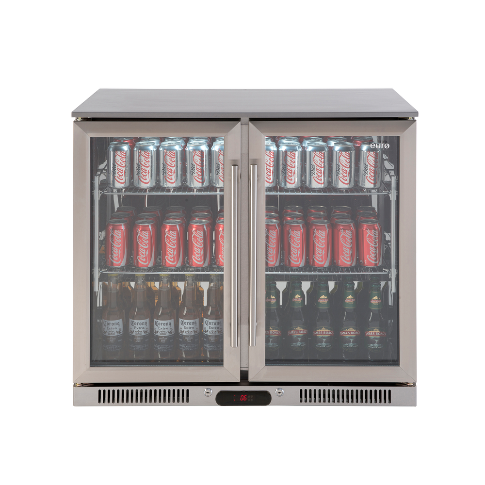 208L Double Door Beverage Cooler - EA900WFSX2
