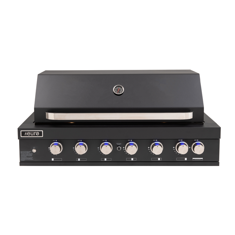 6 Burner Built-In BBQ and Hood - EAL1200RBQBL