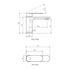 Parisi Ellisse II Basin Mixer | Fucile