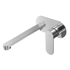 Parisi Ellisse II Wall Mixer with 220mm Spout on Elliptical Plate | Chrome