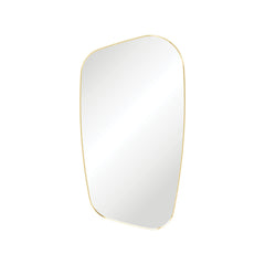 Fienza Capriccio Urban Brass Asymmetrical Framed Mirror