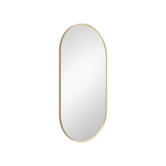 Fienza Empire Urban Brass Framed Mirror, 450 x 900mm