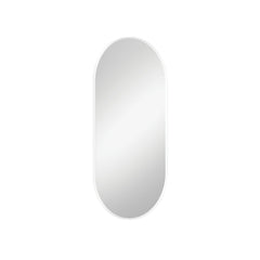 Fienza Empire Matte White Framed Mirror, 450 x 900mm