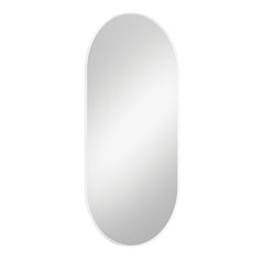 Fienza Empire Matte White Framed Mirror, 600 x 1200mm