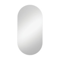 Fienza Empire Matte White Framed Mirror, 600 x 1200mm