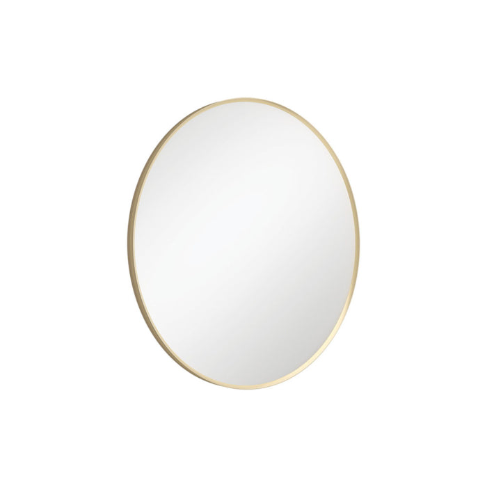 Fienza Reba Urban Brass Framed Mirror, 600mm