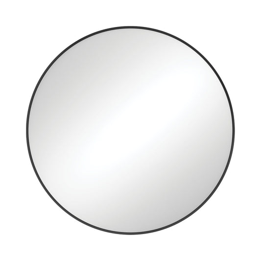 Fienza Reba Matte Black Framed Mirror, 800mm