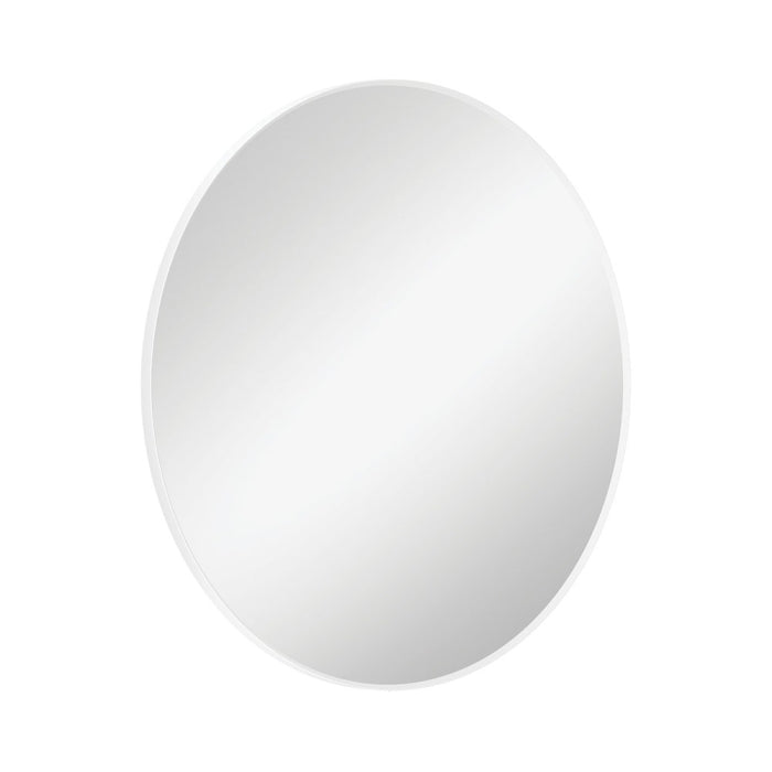 Fienza Reba Matte White Framed Mirror, 800mm