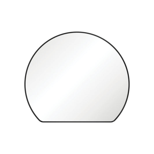 Fienza Sunrise Matte Black Round Framed Mirror