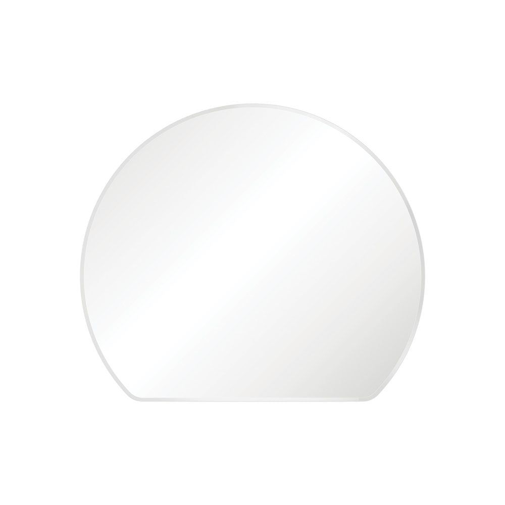 Fienza Sunrise Matte White Round Framed Mirror