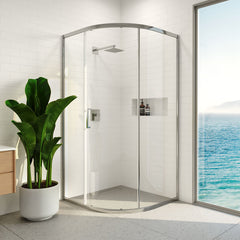 Floriano 1000 Curved Sliding Shower Screen