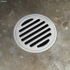 Fienza Round Floor Waste, Round Grate, 80mm Outlet