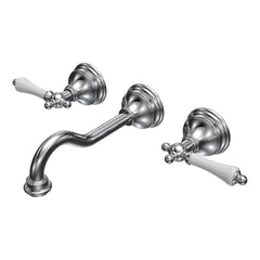 Parisi Hermitage Basin/Bath Wall Set with 200mm Spout | Chrome