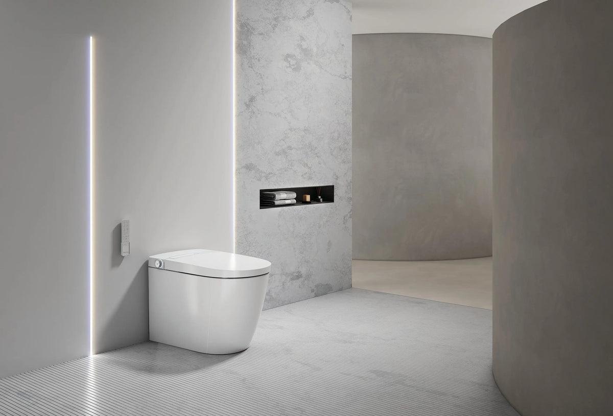 Johnson Suisse Avanzo Smart Toilet Wall Faced Rimless Suite