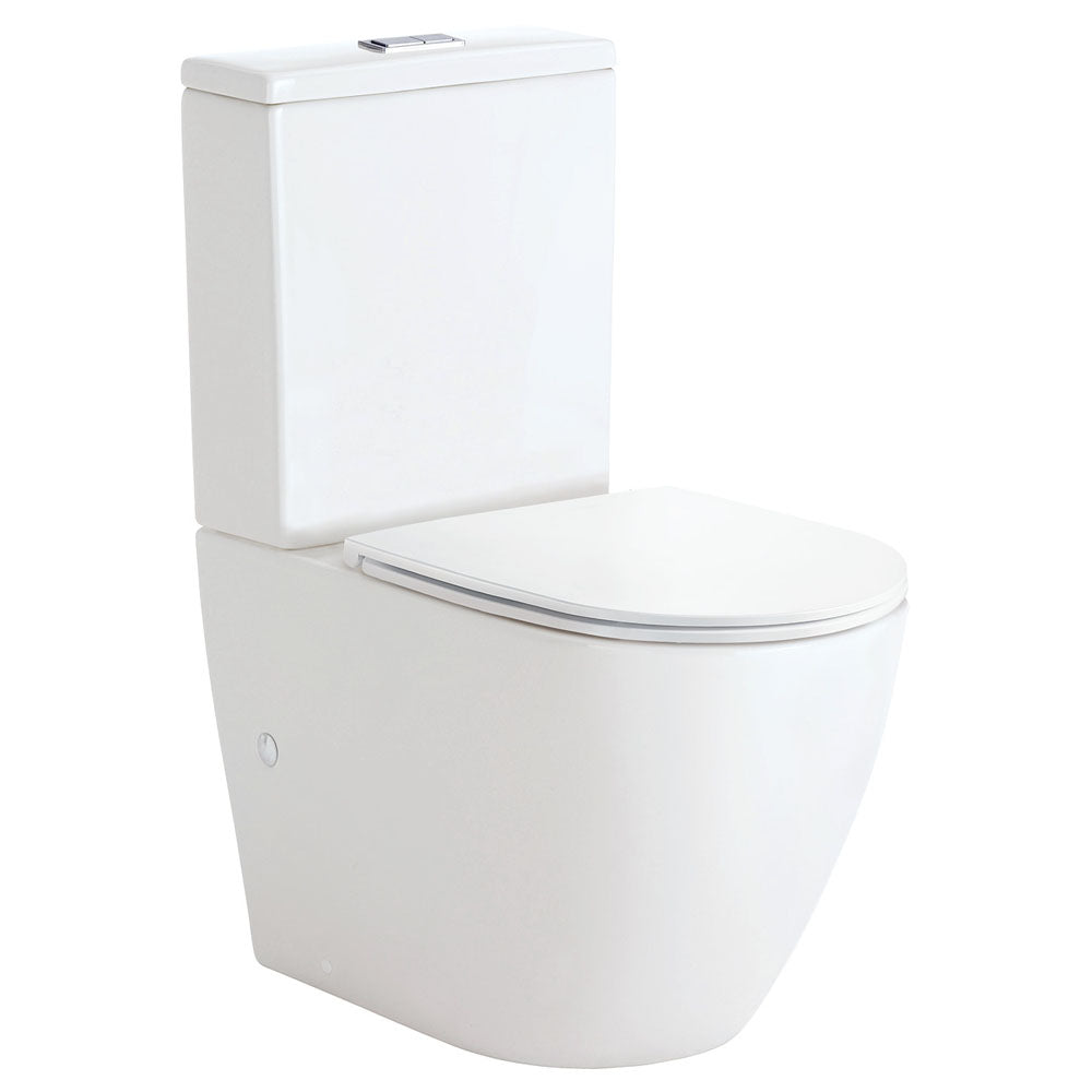 Fienza Koko Slim Seat Back-to-Wall Toilet Suite