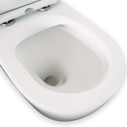 Fienza Koko Back-to-Wall Toilet Suite, Matte White
