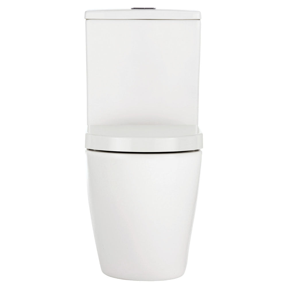 Fienza Koko Back-to-Wall Toilet Suite, Gloss White