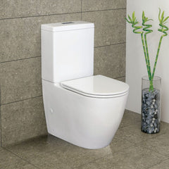 Fienza Empire Back-to-Wall Toilet Suite, Slim Seat