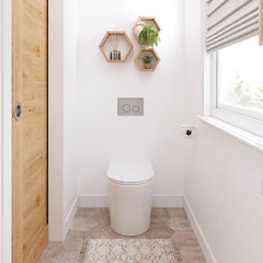 Fienza Isabella Wall-Faced Toilet Suite, Slim Seat