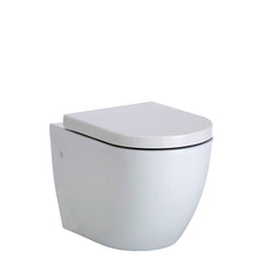 Fienza Koko Gloss White Wall-Hung Toilet Suite