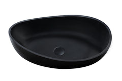 Waverton Solid Surface Stone Above Counter Basin matte black