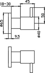 Luxury Wall Top Assemblies (Brushed Nickel)