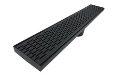 Grates2Go Matte Black Brick Pattern Drain 1000mm Length (Custom Available)