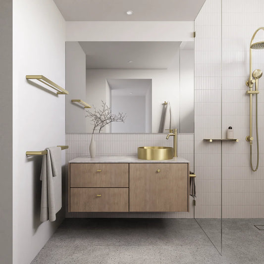 Curvaé Guest Towel Rail 300mm  Tiger Bronze
