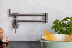 Nero Zen 316L Stainless Steel Pot Filler | Graphite