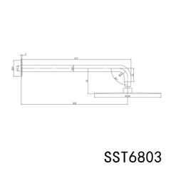 Elle 316 Overhead Shower - Chrome