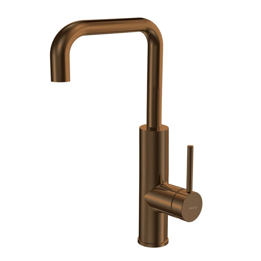 Parisi Envy II Kitchen Mixer with Square Spout - Matt Bronze